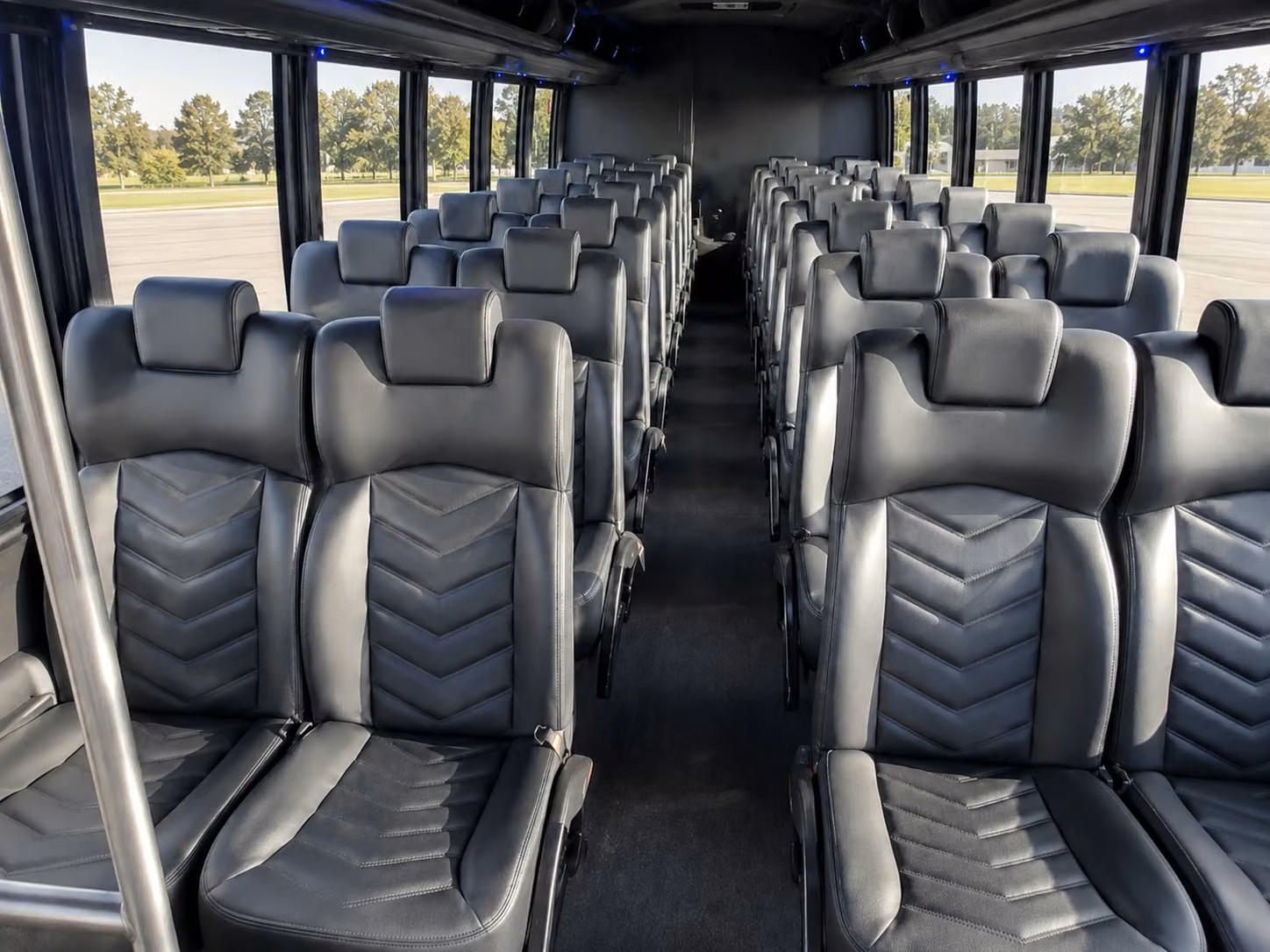 15 passenger minibus inside
