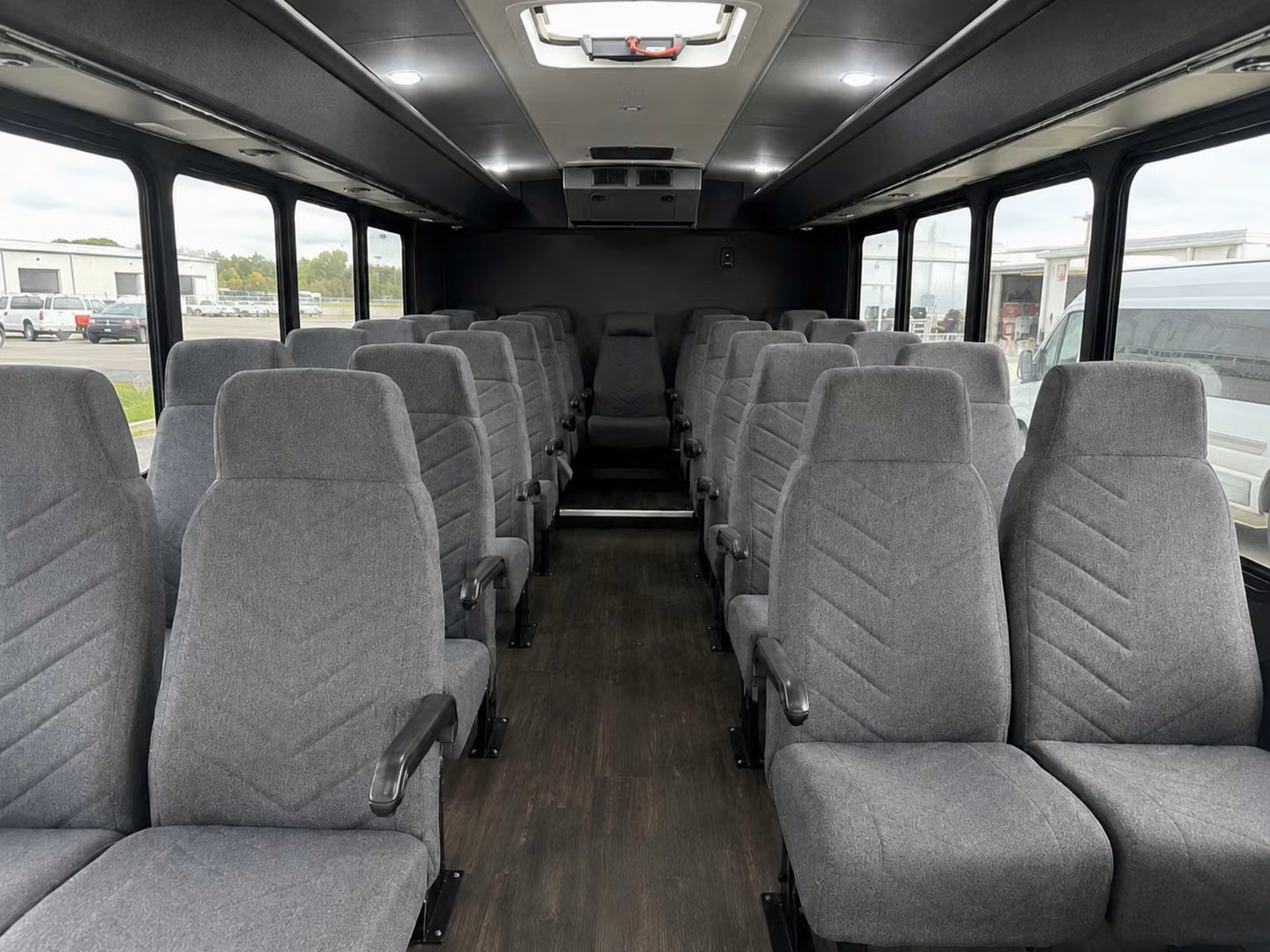 18 passenger minibus interior