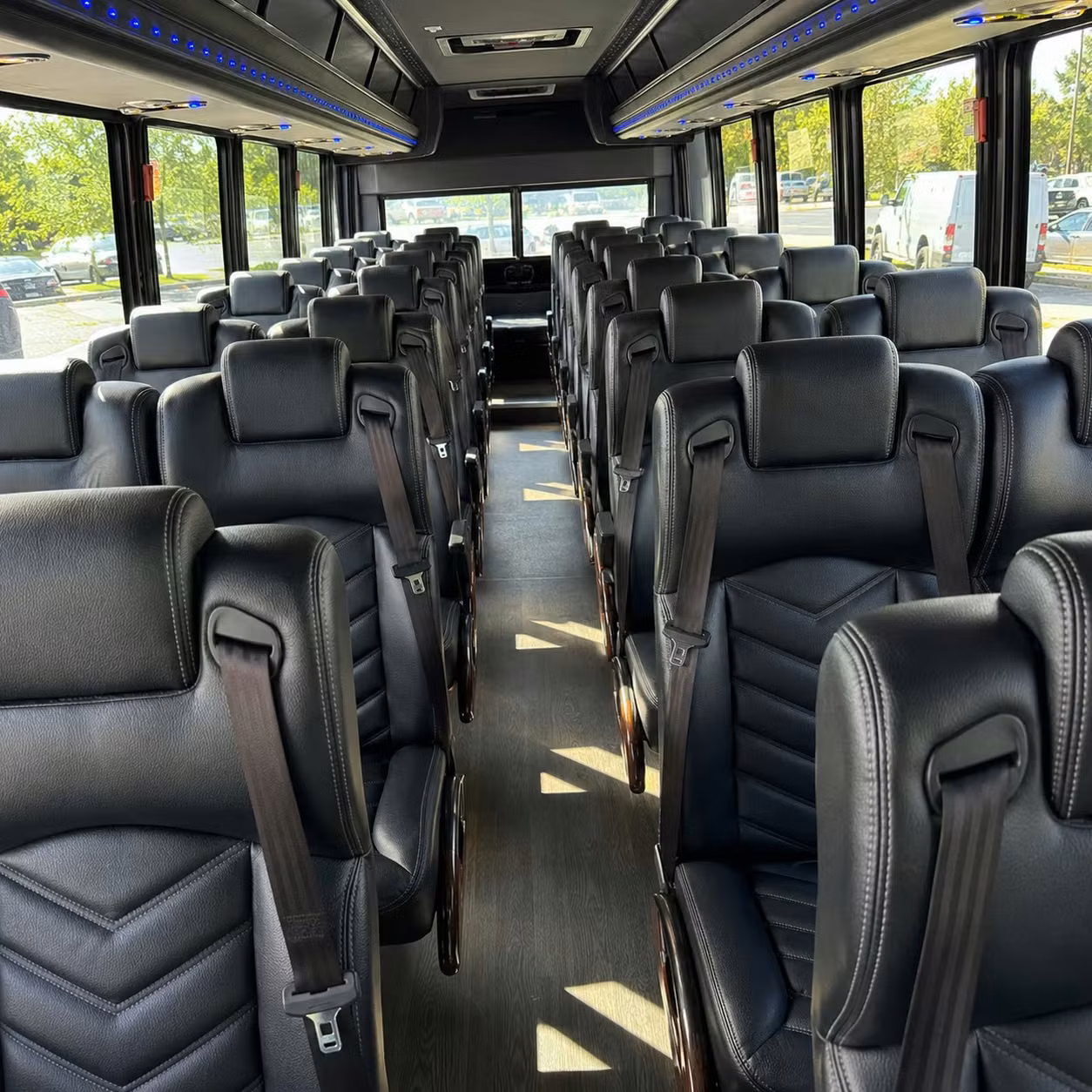 30 passenger minibus inside