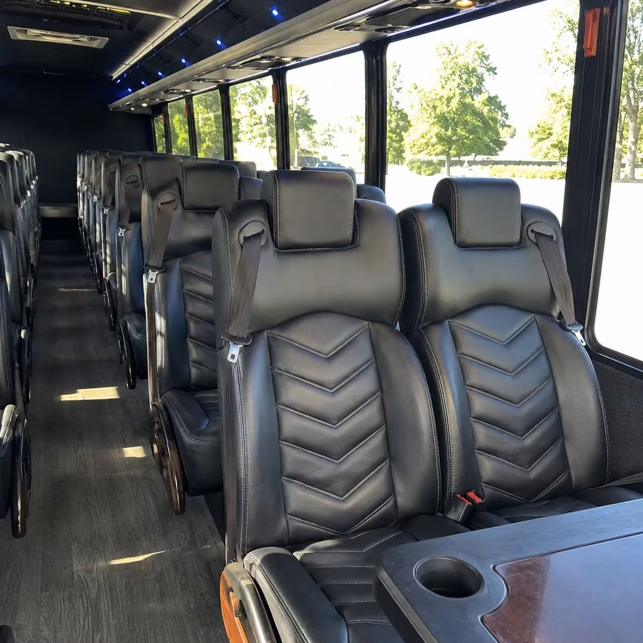 30 passenger minibus interior