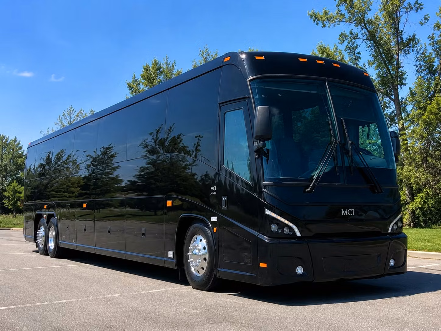 56 passenger charter bus