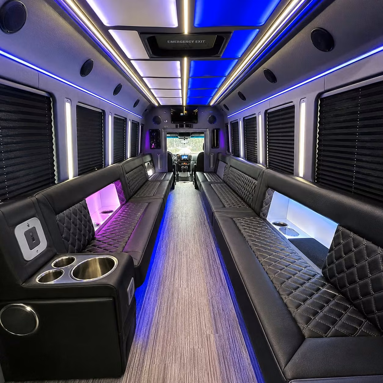mcallen prom party buses ride together arrive together