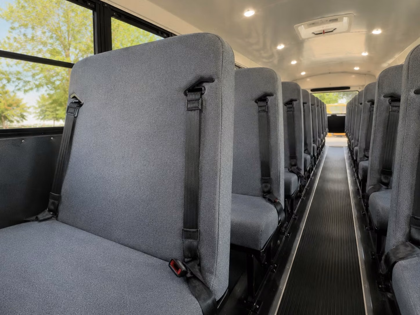 school bus interior